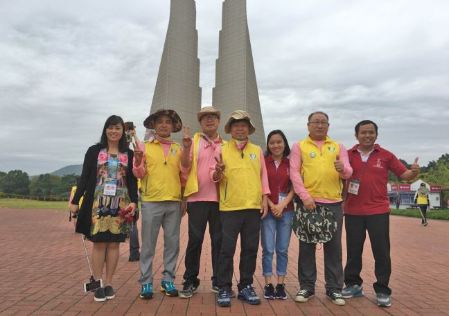 Visiting the war memorial museum in Cheonan province