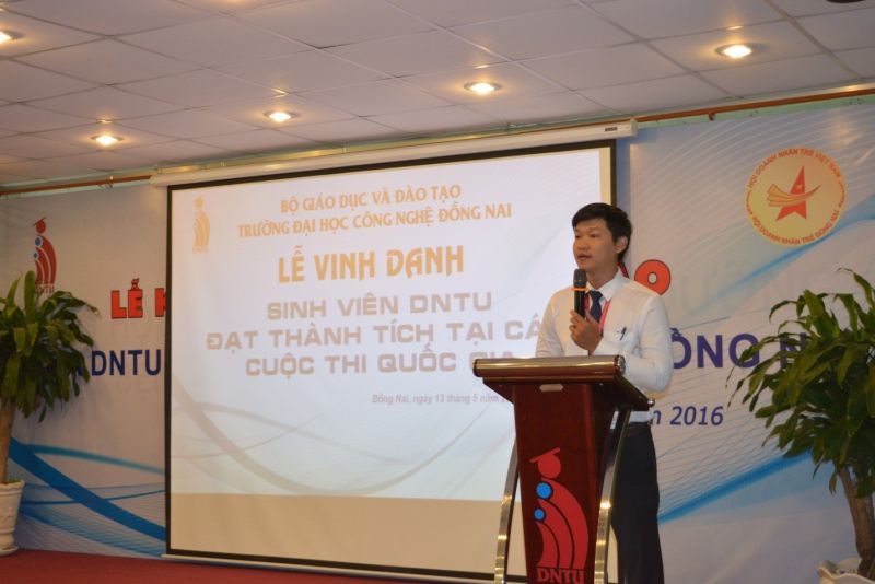 ThS. Trần Thanh Việt – Giảng viên hướng dẫn tâm sự trong lễ trao giải